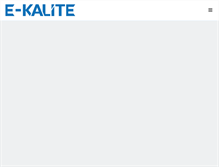 Tablet Screenshot of e-kalite.com.tr